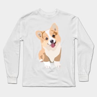 Corgi Puppy Long Sleeve T-Shirt